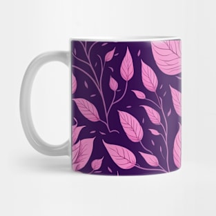 pink floral pattern design Mug